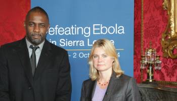 Idris Elba, Soccer Stars Join the Fight Against Ebola
